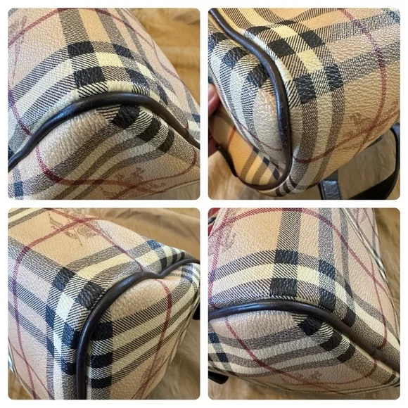 Burberry Nova Plaid Boston Bag - Picture 7 of 14